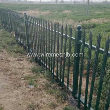 2.4 Meter High Powder Coated Palisade Fencing